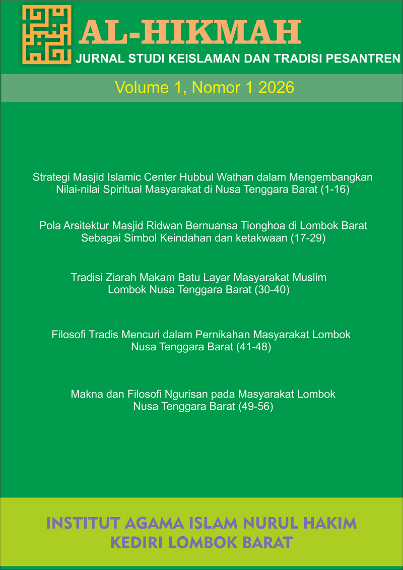 					View Vol. 1 No. 1 (2026): al-Hikmah Jurnal Studi Keislaman dan Tradisi Pesantren Volume 1 Nomor 1 2026
				
